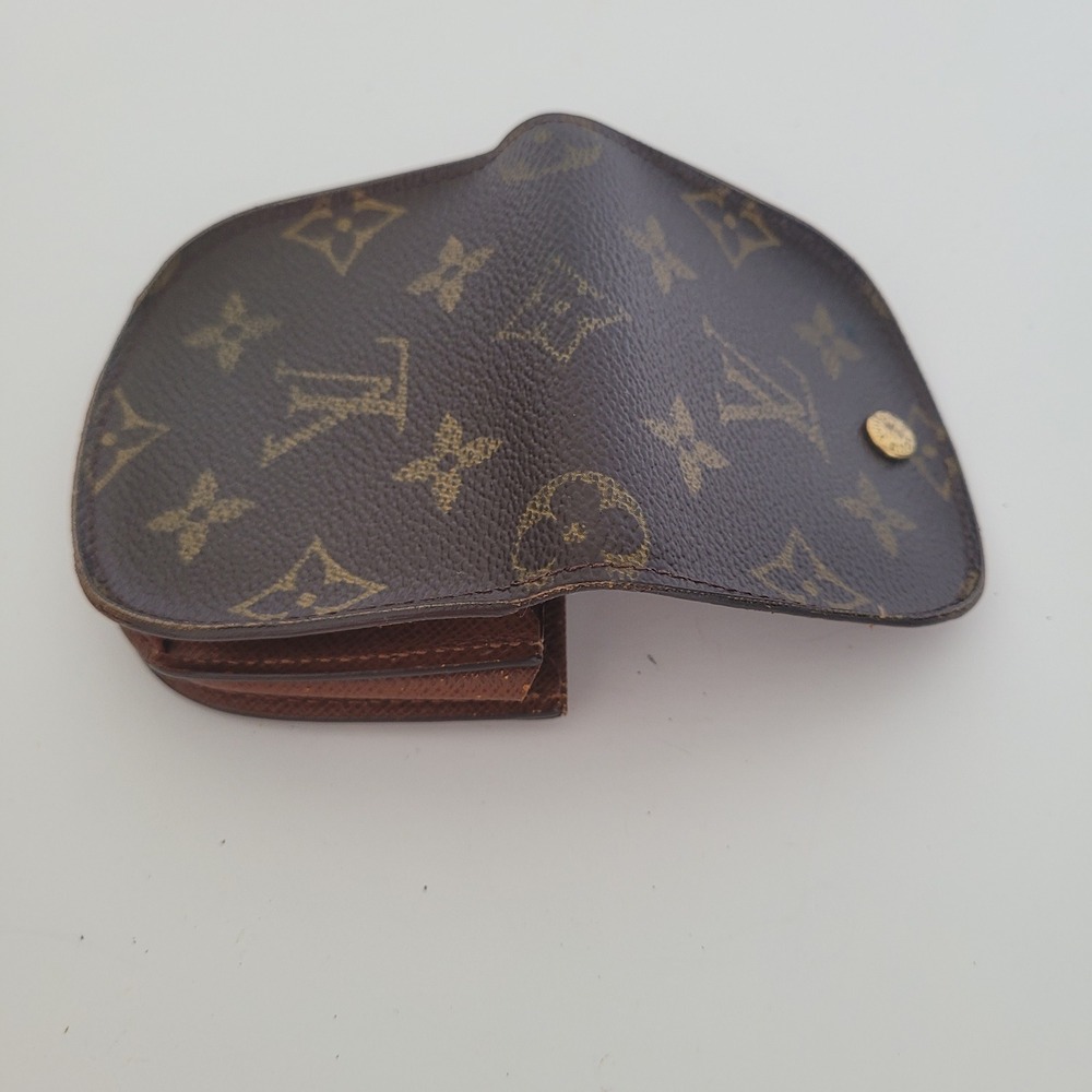 Louis Vuitton Monogram Canvas Porte Monnaie Gousset Coin Purse Brown CT1001 - Picture 10 of 13